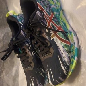 Asics NOOSA TRI 13 womens athletic sneakers black & neon